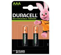 Pilas Baterías Monouso Duracell Recharge Plus, Mini Estilo AAA, 2 Pz