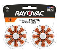 Pilas de audífono RAYOVAC L13ZA-16ZM, 16-Pack, NA, 1