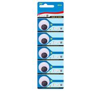 Pilas de botón CR1220 de 5 postes de 35 mAh, control remoto estable de 3 V, batería de monedas para electrónica y dispositivos