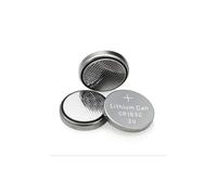 Pilas de botón CR2016 3V Litio, Pack de 5 Unidades Alta duración, sin Mercurio 21x1.6mm