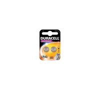 Pila Duracell LR43 Alcalina 1,5 V Botón Pack 2