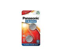 Pilas de botón Panasonic CR2032 (3 V, Litio, 2 Unidades)
