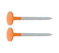 Pilas de Topografía,Juego de 2 Piezas de Alta Visibilidad y Resistente a la Intemperie | Estacas de Marcador para Caminos y fronteras | para Jardín Y Senderos