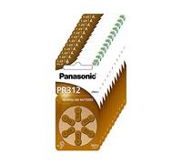 120x Panasonic Worldwide PR312 PR41 pilas para audífonos 368 416 PR-312/6BL