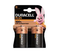 Pilas Duracell Paquete de 2 pilas alcalinas D Duracell Plus, 1.5V LR20