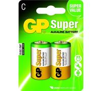 Pilas GP Batteries Super Alcalinas C 1.5V 2 piezas