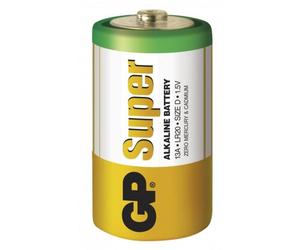 Pilas GP Batteries Super Alcaline D 1.5V Pack de 2 Unidades