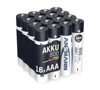 Pilas LSD Recargables de Ansmann. Pilas con Baja autodescarga de NiMH, de Alta Capacidad, precargadas y Listas para Usar