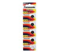 Pilas Panasonic de litio 3 V CR1220 (pack de 5)