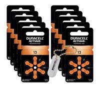 Pilas Para Audífonos Duracell Size 10 13 312 675 Zinc-Air 60 Pack + llavero