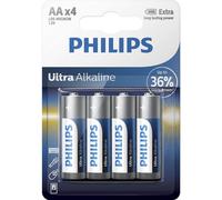 Pilas PHILIPS LR6 / AA Ultra Alcalinas - 1.5 V - Paquete de 4