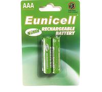 Pilas recargables AAA 600 mAh (2 paquetes) 1.2 V NI-MH luz solar/batería inalámbrica del teléfono Eunicell