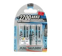 Pilas recargables Ansmann AA 2700mAh NiMH 4 unidades
