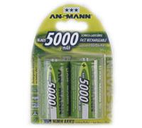 Pilas Recargables Ansmann NiMH Tipo D 5000 mAh Pack 2