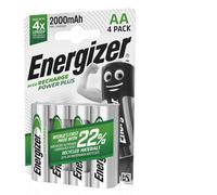Pilas recargables energizer power plus hr6 2000mah aa pack 4