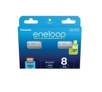 Pilas recargables Panasonic eneloop AA 1,2 V 2000 mAh 8 unidades
