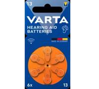 Pilas VARTA 13 para Audífonos Zinc-Aire 1,45 V 6 unidades