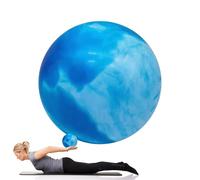 Pilates Ball - Bola suave de pilates | Ejercicio Ball | 9,8 pulgadas Barra de bola para estabilidad, barra, fitness, ab, y Core Yoga Ball With Anti-Burst Design Fitness Ball With Carrying Handles For