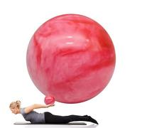 Pilates Ball - Bola suave de pilates | Ejercicio Ball | 9,8 pulgadas Barra de bola para estabilidad, barra, fitness, ab, y Core Yoga Ball With Anti-Burst Design Fitness Ball With Carrying Handles For