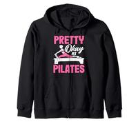 Pilates Bastante Bien En Pilates Entusiasta Diversión Sudadera con Capucha