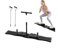 Pilates Board, Abdominal Exerciser Fitness Board, Full Body Training Workouts, Ergonomic Heavy-Duty Ab Core Trainer Machine for Home, Gym, 29.53x5.31x2.76 inches, Black, Purple
