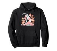 Pilates Chica Ilustracion Estilo De Vida Sudadera con Capucha