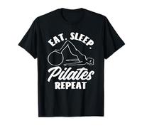 Pilates Comer Dormir Pilates Repetir Fitness Deporte Camiseta