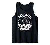 Pilates Comer Dormir Pilates Repetir Fitness Deporte Camiseta sin Mangas