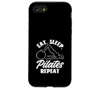 Pilates Comer Dormir Pilates Repetir Fitness Deporte Carcasa para iPhone SE (2020) / 7 / 8