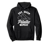 Pilates Comer Dormir Pilates Repetir Fitness Deporte Sudadera con Capucha