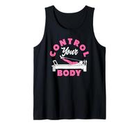 Pilates Controla tu cuerpo Motivacional Fitness Camiseta sin Mangas