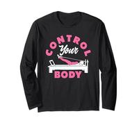 Pilates Controla tu cuerpo Motivacional Fitness Manga Larga