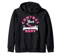 Pilates Controla tu cuerpo Motivacional Fitness Sudadera con Capucha