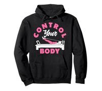 Pilates Controla tu cuerpo Motivacional Fitness Sudadera con Capucha