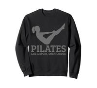 Pilates Deporte Más Difícil Divertido Pilates Instructor Sudadera
