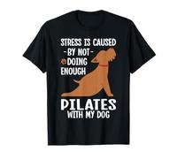 Pilates divertidos con mi perro Camiseta