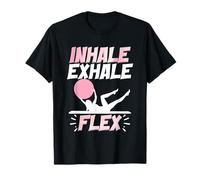 Pilates Entrenamiento Yoga Inhale Exhale Flex Camiseta