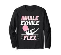 Pilates Entrenamiento Yoga Inhale Exhale Flex Manga Larga