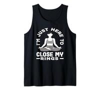 Pilates Estoy Aquí Para Cerrar Mis Anillos Camiseta sin Mangas