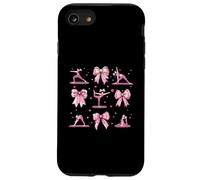 Pilates Fitness para niña, coqueta, lazo rosa, mamá Carcasa para iPhone SE (2020) / 7 / 8