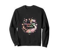 Pilates Floral Estética Bienestar Calma Estilo de Vida Arte Sudadera