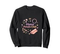 Pilates Floral Estética Bienestar Calma Estilo de Vida Arte Sudadera