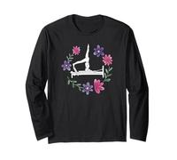 Pilates floral Reformer Pilates con flores Manga Larga