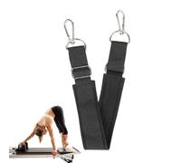 Pilates Foot Strap - Double Ring | Nylon Fleece Foot Hook with Metal Buckle
