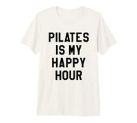 Pilates is My Happy Gym Hour Women Girls Do Pilates Sayings Camiseta Premium