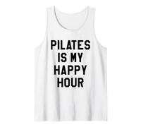 Pilates is My Happy Gym Hour Women Girls Do Pilates Sayings Camiseta sin Mangas