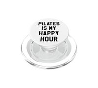 Pilates is My Happy Gym Hour Women Girls Do Pilates Sayings PopSockets PopGrip para MagSafe