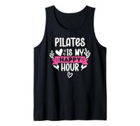 Pilates is My Happy Hour Hot Girls Do Pilates Instructor Era Camiseta sin Mangas