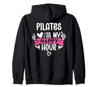 Pilates is My Happy Hour Hot Girls Do Pilates Instructor Era Sudadera con Capucha