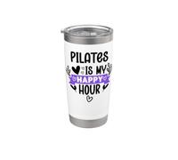 Pilates is My Happy Hour In Pilates Era Pilates Instructor Vaso térmico de acero inoxidable de doble pared